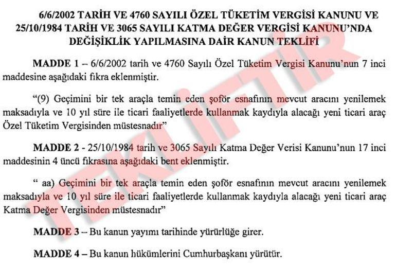 ÖTV'siz ve KDV'siz araçlara yasa teklifi... Hurdaya çıkarma teşviki geliyor Aracında ağır hasar olanlar dikkat İşte detaylar.