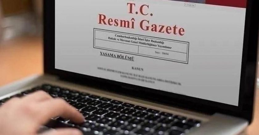 Resmi Gazete’de Atama ve Görevden Alma Duyuruları